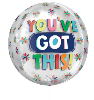 Anagram Foil Balloon Orbz You've Got This! 16