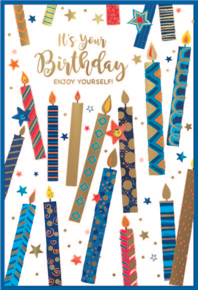 Simon Elvin 6 Pack Cards C50 Birthday