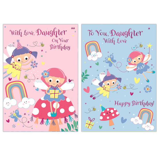 Poppyhill 12 Pack Cards C50 Birthday Daughter