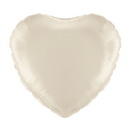 Oaktree Foil Balloon Ivory Heart 18"