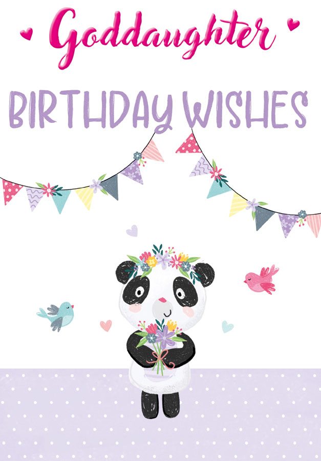 Poppyhill C50 Birthday Goddaughter 12pk
