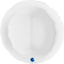Grabo Foil Balloon White Round 36"