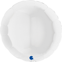 Grabo Foil Balloon White Round 36"