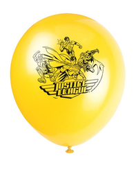 Justice League 12" Latex Balloons 8pk