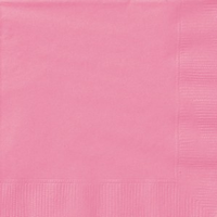 Unique 50 Pack Luncheon Napkins Hot Pink