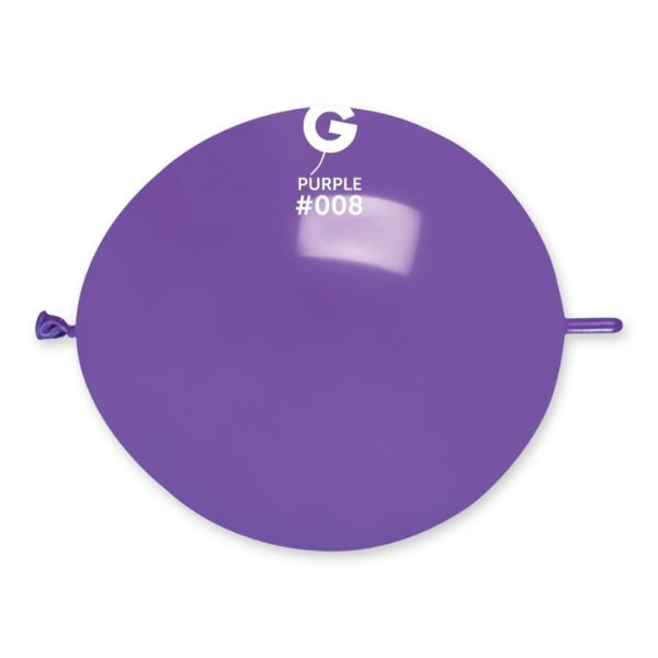 Gemar 50 Pack Latex Balloons Glink Purple 13