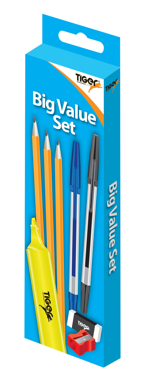 Tiger Stationery Writing Set 8pcs