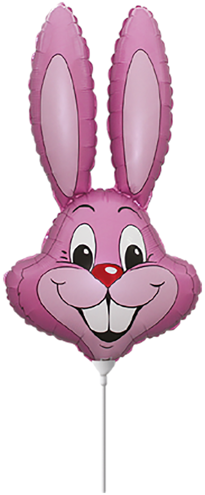 Flexmetal Rabbit Pastel Pink 14" Foil (Loose)