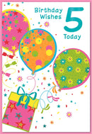 Simon Elvin C50 Birthday Age 5 6pk