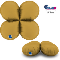 Grabo Satin Gold Round 26" Balloon Base