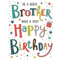 Regal 6 Pack Cards C50 Everyday Birthday Brother