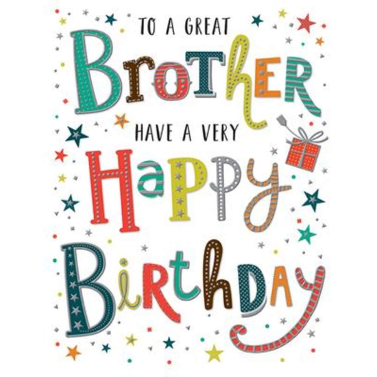 Regal 6 Pack Cards C50 Everyday Birthday Brother