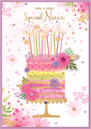 Isabel's Garden 6 Pack Cards C50 Birthday Niece