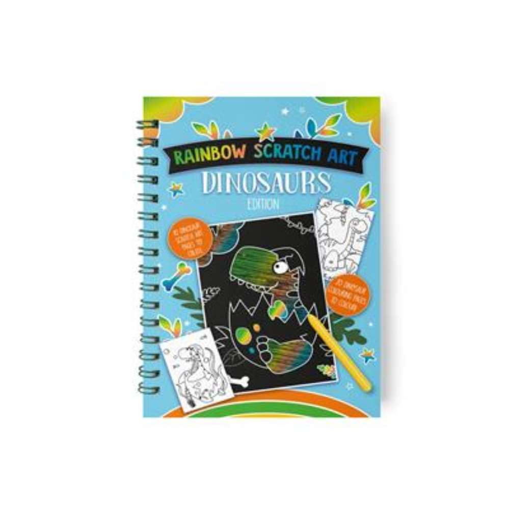 Art Book Dino Scratch