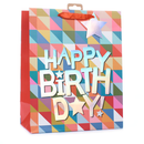 Tiger Feet Gift Bag Multi Geo Large 6pk