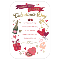 Prelude 6 Pack Cards Valentine's Day C90 Open