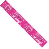 APAC Banner Sweet Sixteen Pink 9ft