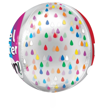 Anagram Foil Balloon Orbz Feel Better Soon! 16