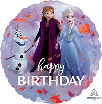 Anagram Frozen 2 Birthday 18" Foil Balloon