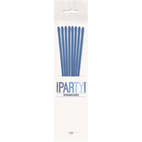 Unique Candle Sparkler Blue 7" 8pk