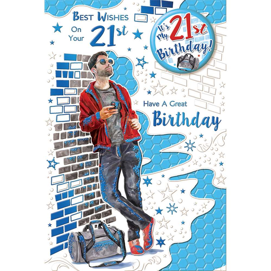 Xpress Yourself C75 Birthday Age 21 6pk