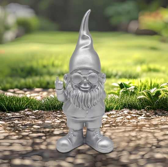 Standing Gnomes Behaving Badly Silver