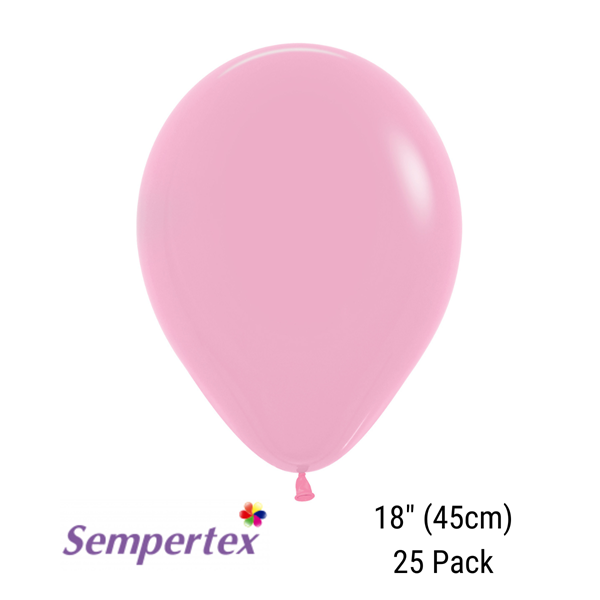 Sempertex Fashion Pink 18" Latex Balloons 25pk