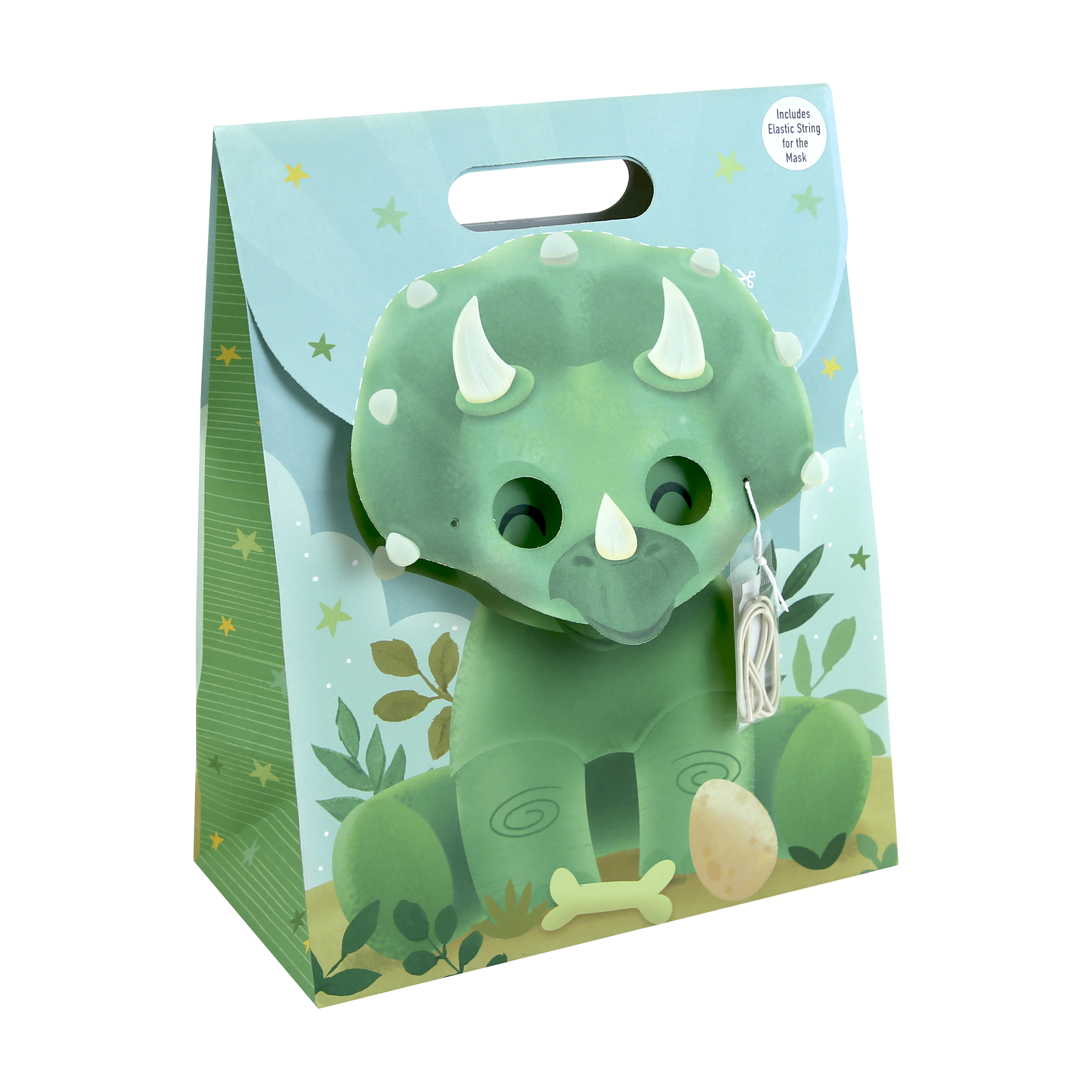 Eurowrap 6 Pack Gift Bag Dino Mask