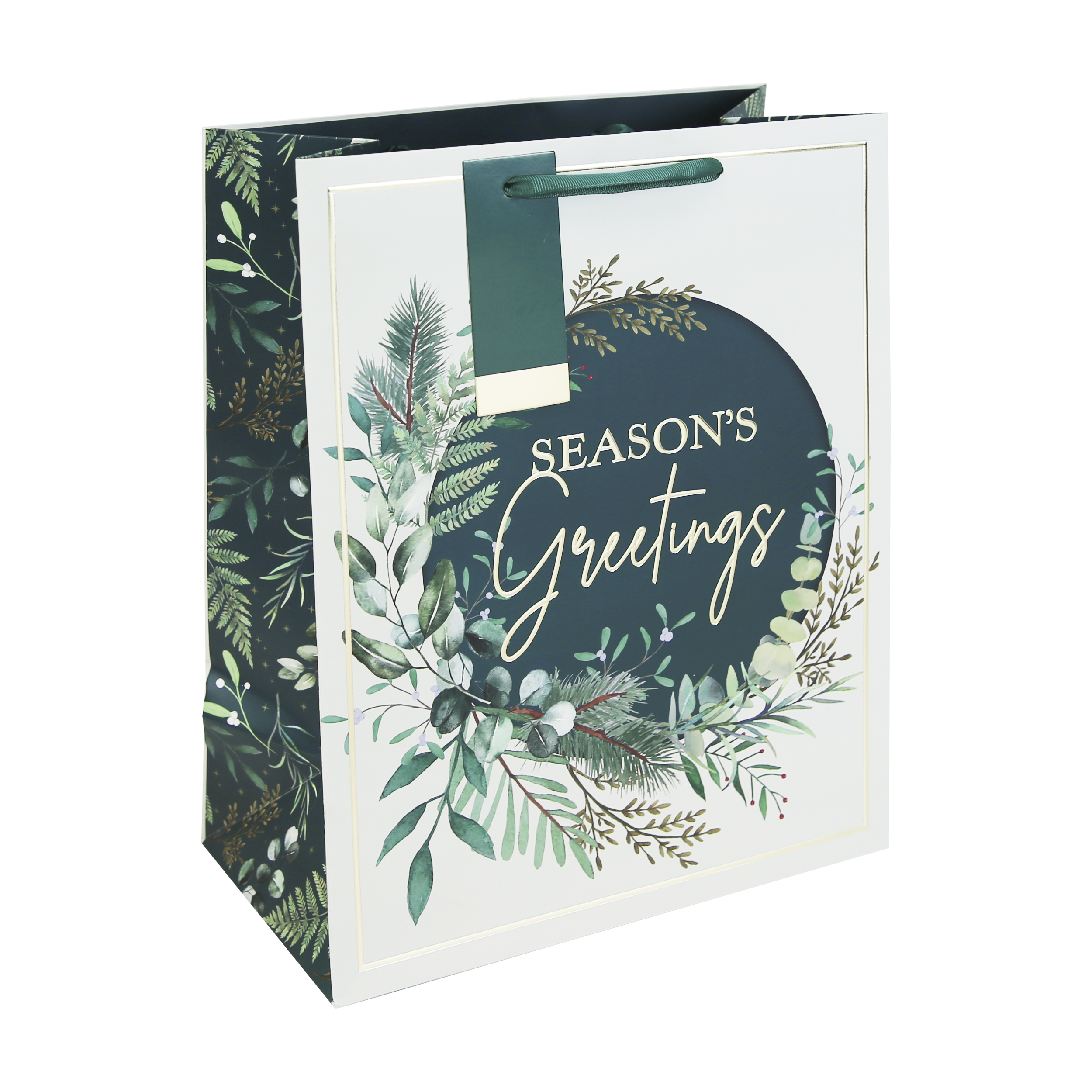 Eurowrap 12 Pack Gift Bag Seasons Greetings Large