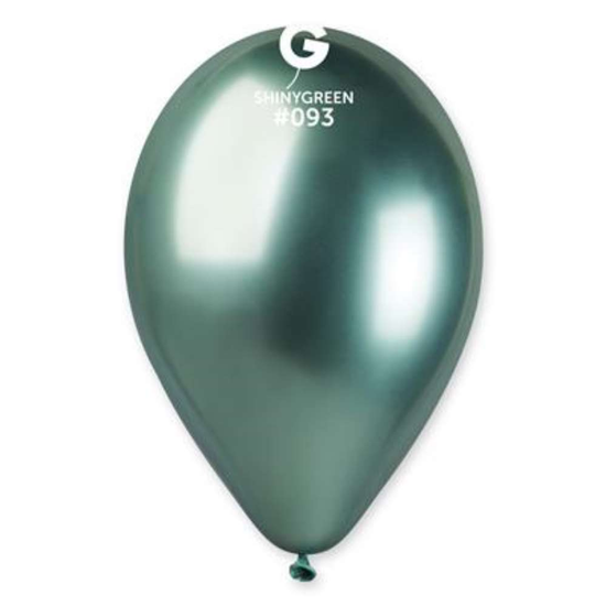 Gemar 50 Latex Balloons 13" Shiny Green
