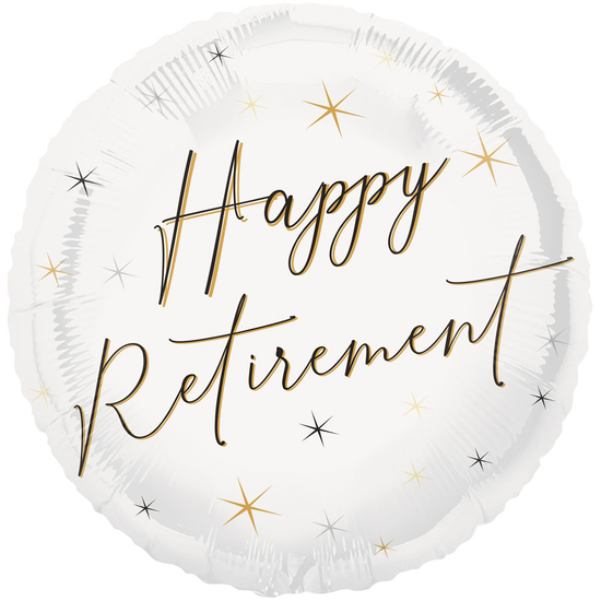 Unique Foil Balloon Happy Retirement 18"