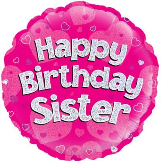 Oaktree Sister Pink 18" Foil Balloon