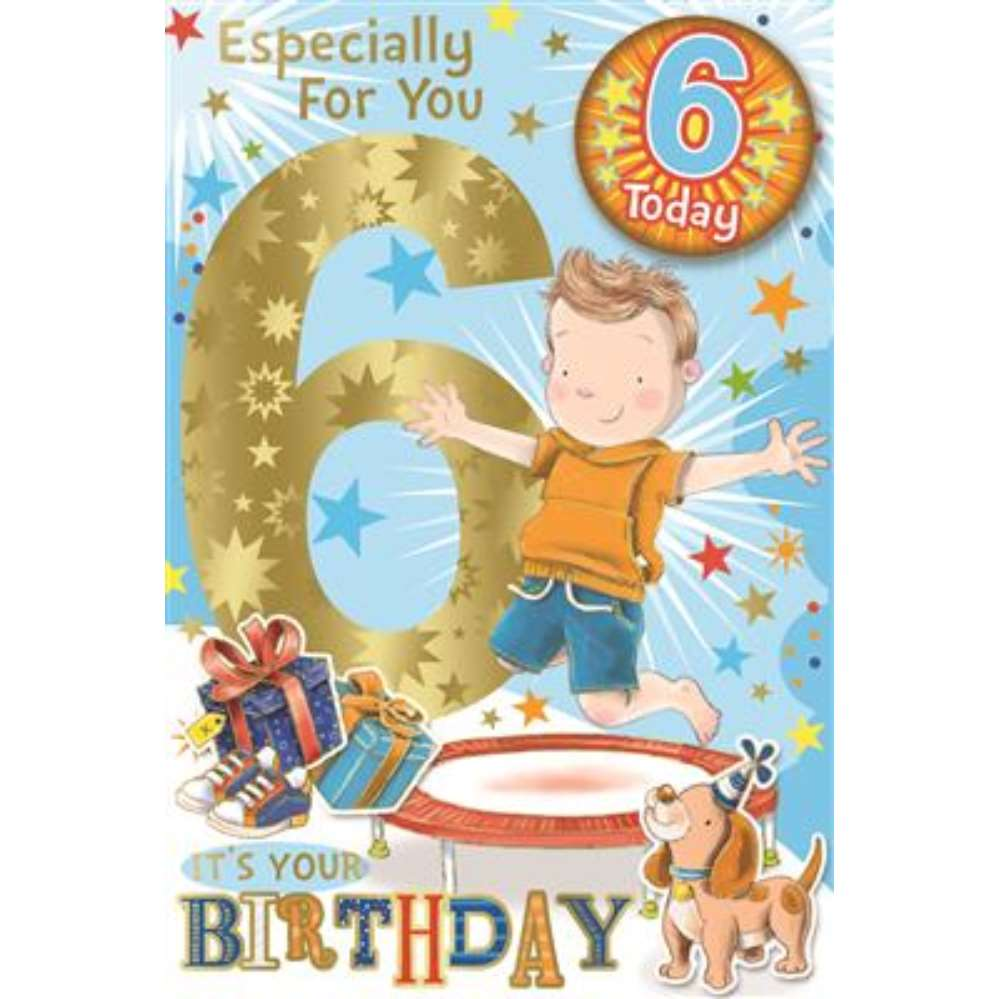 Xpress Yourself C75 Birthday Age 6 6pk