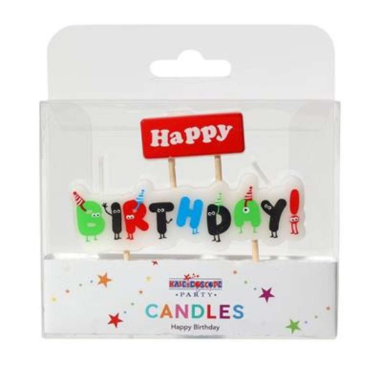 Happy Birthday Juvenile Party Candle 6pk