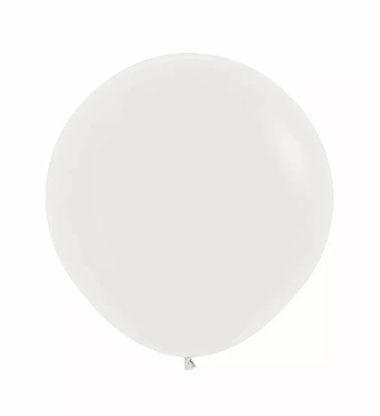 Sempertex Almond White 24" Latex Balloons 3pk