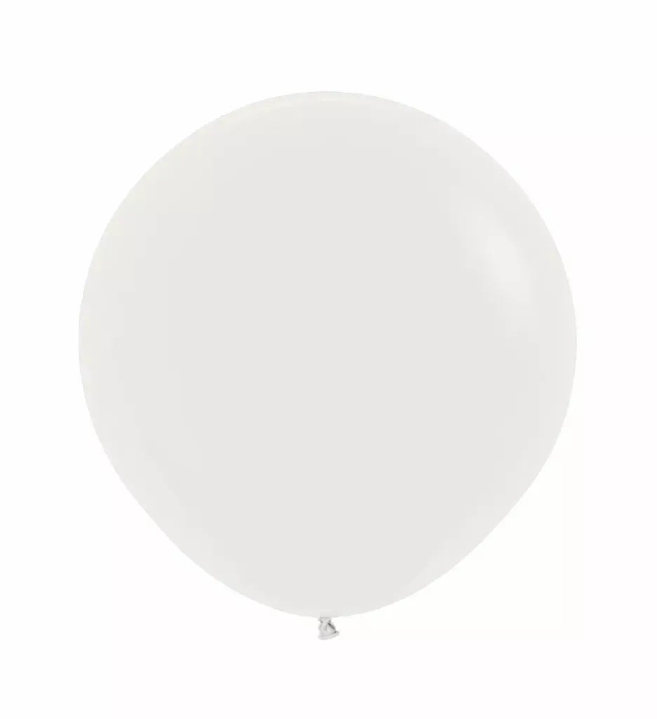 Sempertex Almond White 24" Latex Balloons 3pk