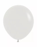 Sempertex Almond White 18" Latex Balloons 25pk