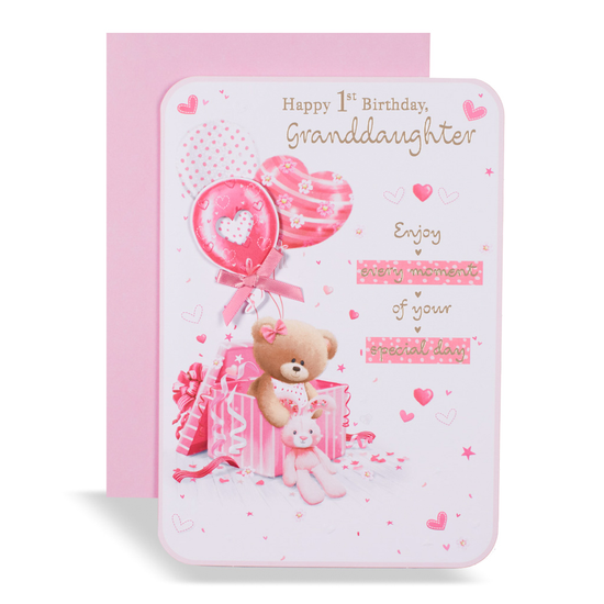 Prelude C90 Birthday Age 1 Granddaughter 6pk