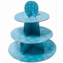 Baby Shower Blue Cupcake Stand