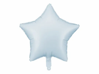 PartyDeco Foil Balloon Matte Blue Star 19