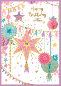 Isabel's Garden C50 Birthday Open 6pk