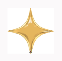 Qualatex Metallic Gold Star 20" Air Fill Foil