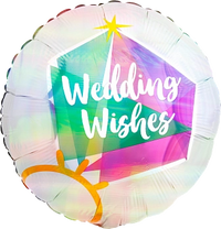 Anagram Wedding Ring 18" Foil Balloon