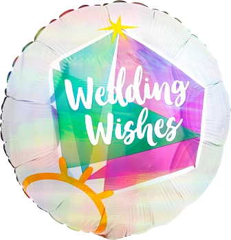 Anagram Wedding Ring 18" Foil Balloon