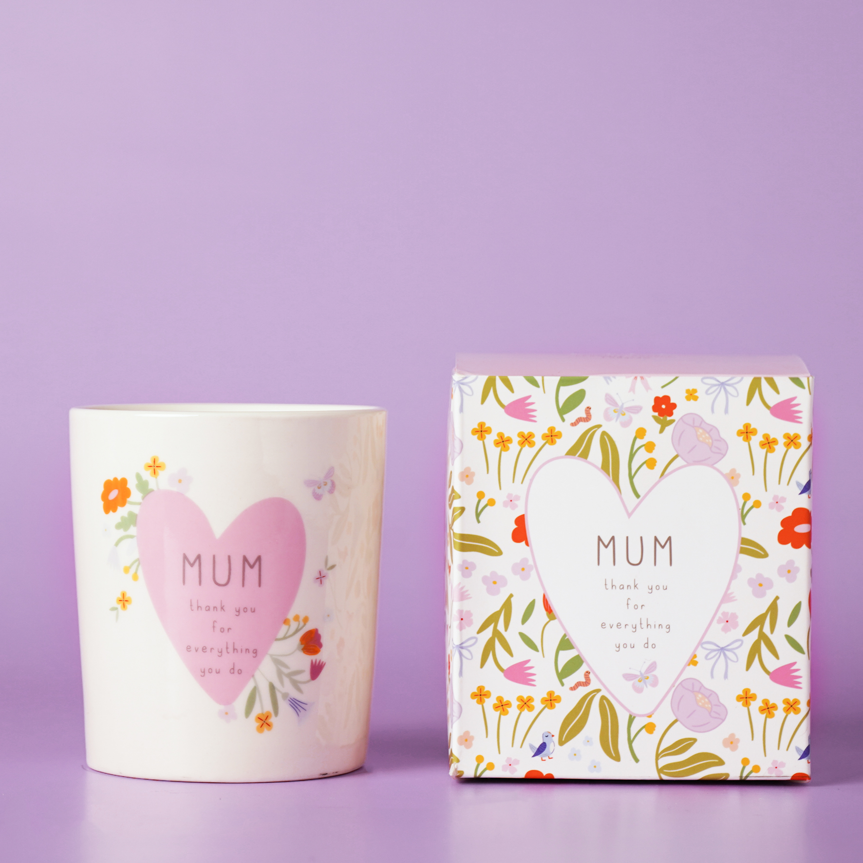 Widdop Love Life Candle Mum 190g
