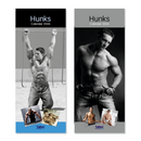 Tallon Tallon 24 Pack Calendar Hunks Super Slim calendars displayed in a row, showcasing slim design and colorful cover pages.