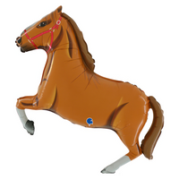 Light Brown 34" Horse Large Shape Foil Balloon