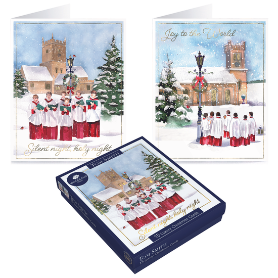 Luxury Christmas Cards Church Choir 15pk