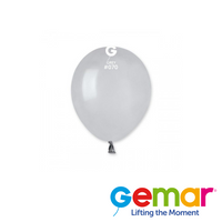Gemar Standard Grey 5" Latex Balloon 50pk