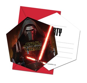 Unique Star Wars Invitations 6pk